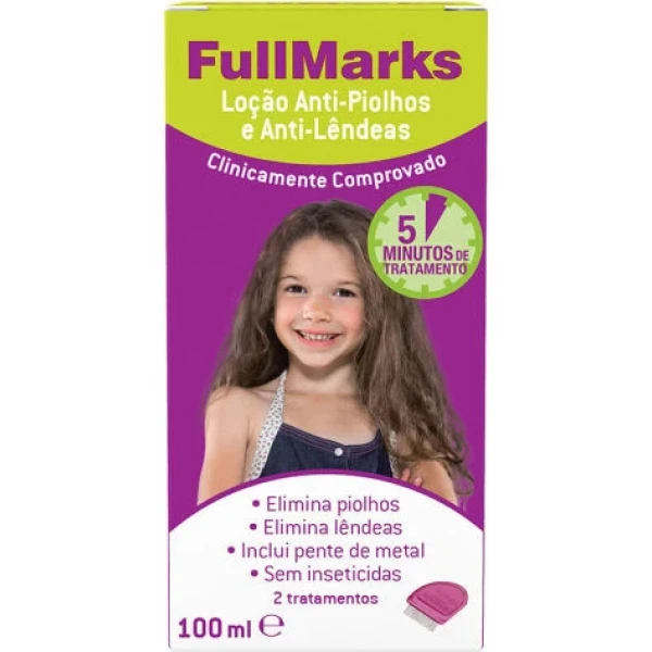 FullMarks Loção Anti-Piolhos e Anti-Lêndeas 100ml